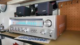SANYO STEREO RECEIVER & SPEAKERS