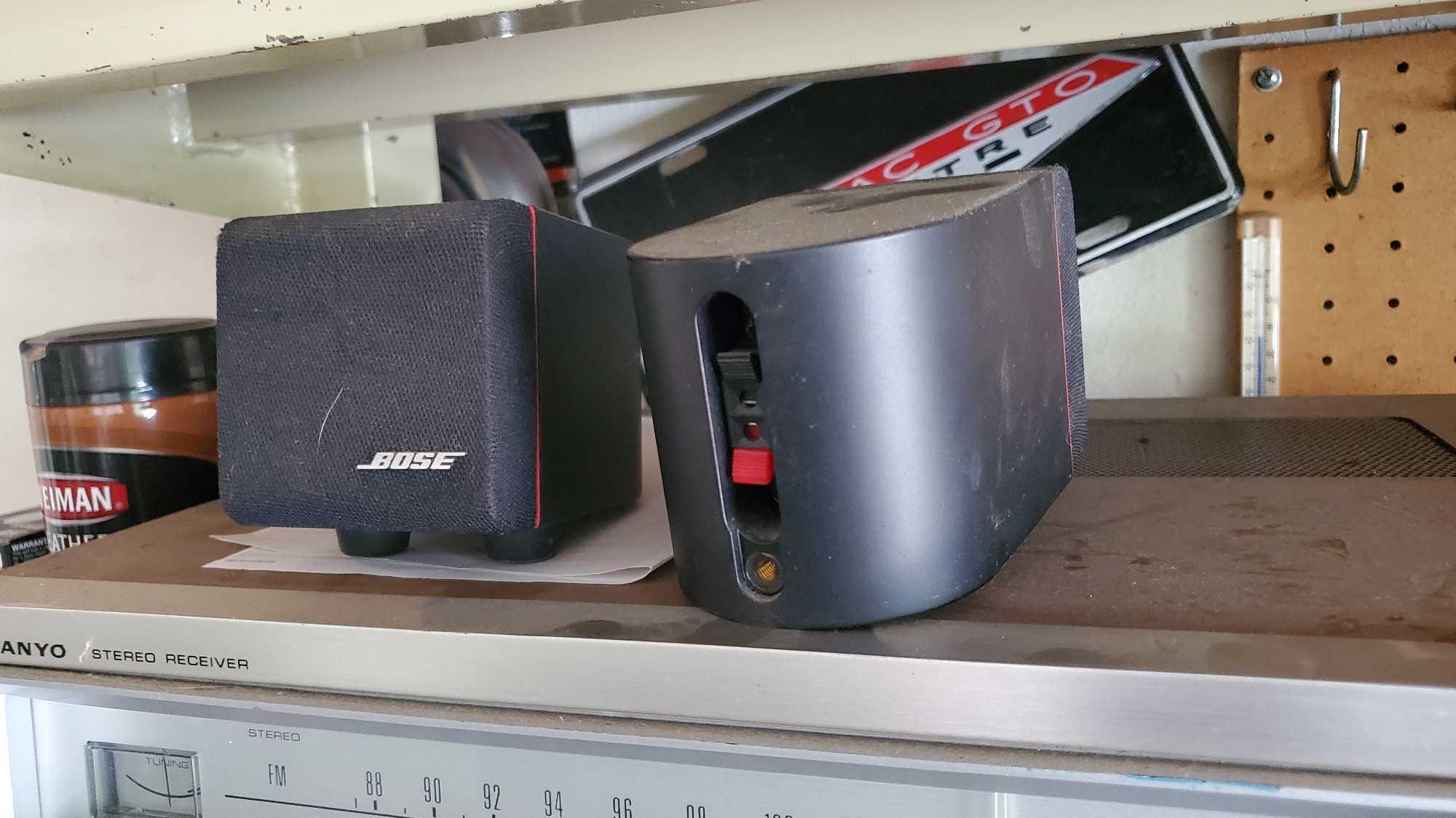 SANYO STEREO RECEIVER & SPEAKERS