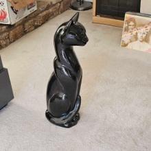 ART DECO BLACK CAT