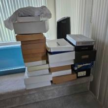 GROUP LOT OF SHOES AND CLOTHING