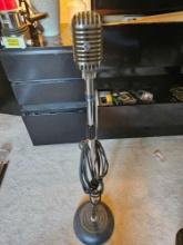 VINTAGE SHURE MICROPHONE & STAND & MORE