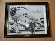 SIGNED PHOTO PAUL TIBBETS ENOLA GAY