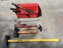 PLANO TOOL BOX AND TOOLS