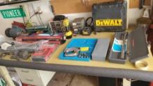 TOOLS AND CONTENTS OF WORKBENCH