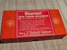 STARRETT SATIN CHROME MICROMETER
