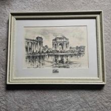 PALACE OF FINE ARTS SAN FRANCISCO PENCIL ART