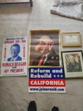 POLITICAL PRINTS, CARICATURES, AND POSTERS