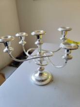 SILVER PLATED CANDELABRA