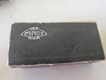 MINOX VEF RIGA FILM MINIATURE CAMERA 9.5MM & ACCESSORIES