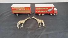 CORGI 31902 LORRY AND TRAILER, DUPLE COACH