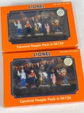 LIONEL CARNIVAL PEOPLE FIGURES PACKS