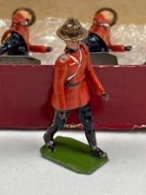 BRITAINS SET OF 7 CANADIAN MOUNTED POLICE