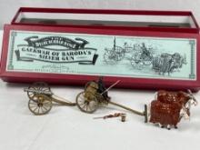 BRITAINS BARODAS SILVER GUN TOY SOLDIER