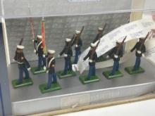 BRITAIN US MARINE CORPS COLOR GUARD TOY SOLDIERS