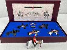 BRITAINS LIFE GUARDS MOUNTED BAND TOY SOLDIERS