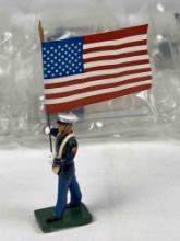 LOT OF BRITAINS US MARINE FLAG BEARERS