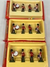 BRITAINS SCOT GUARD DRUM AND BUGLE SETS