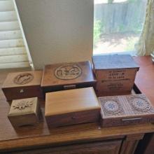 GROUP LOT OF BOXES AND MUSIC BOXES