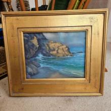 ORIGINAL PASTEL - THE MONTERA COAST