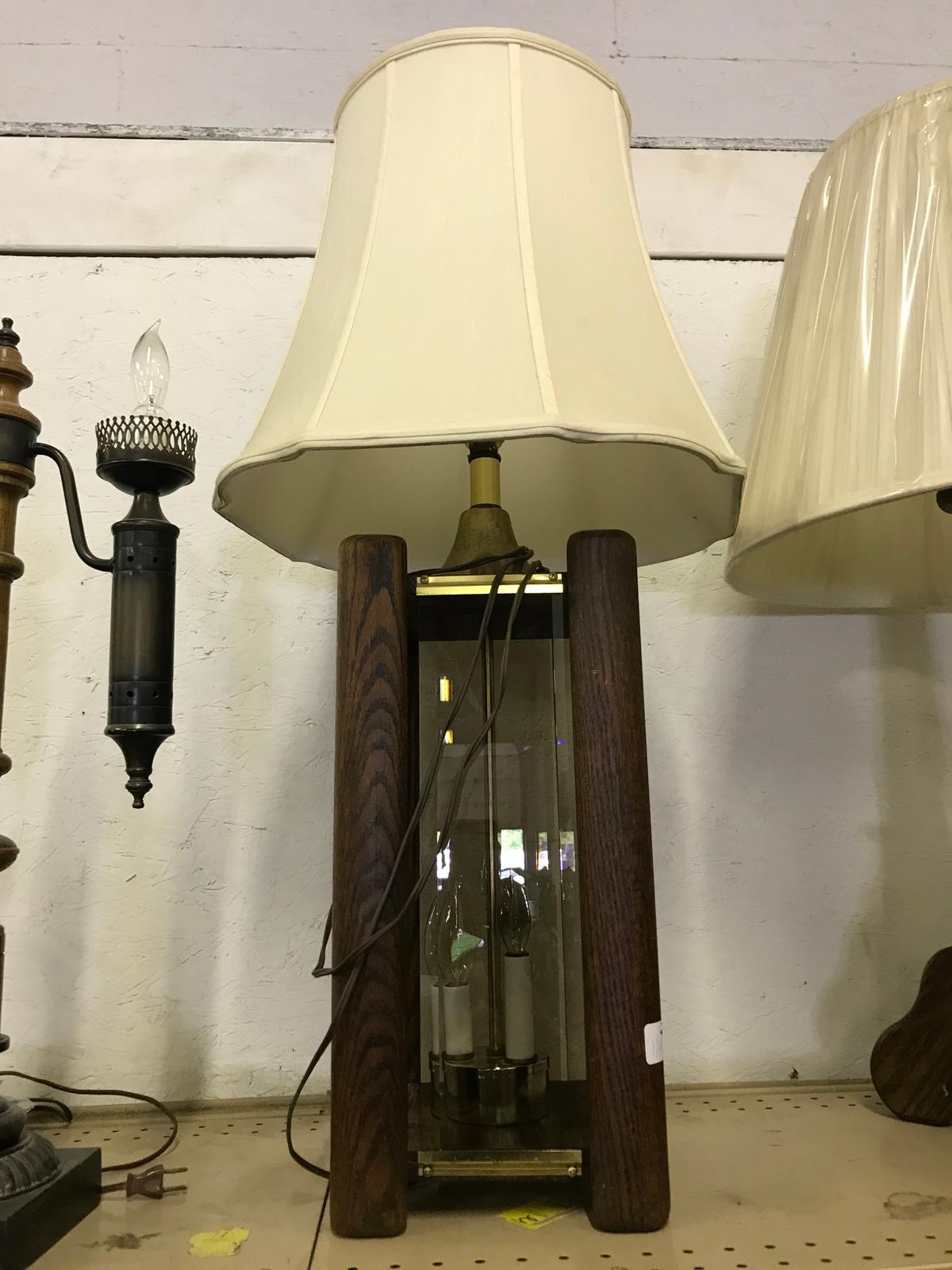LAMP WITH CANDLES INSIDE (lot 2)