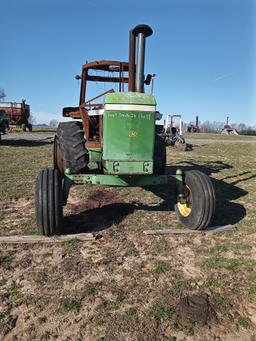 JOHN DEERE 4430 TRACTOR - (BURNT DONT RUN)