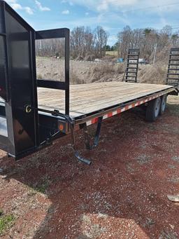 2020 KAUFMAN 24FT GOOSENECK TRAILER W/ TITLE