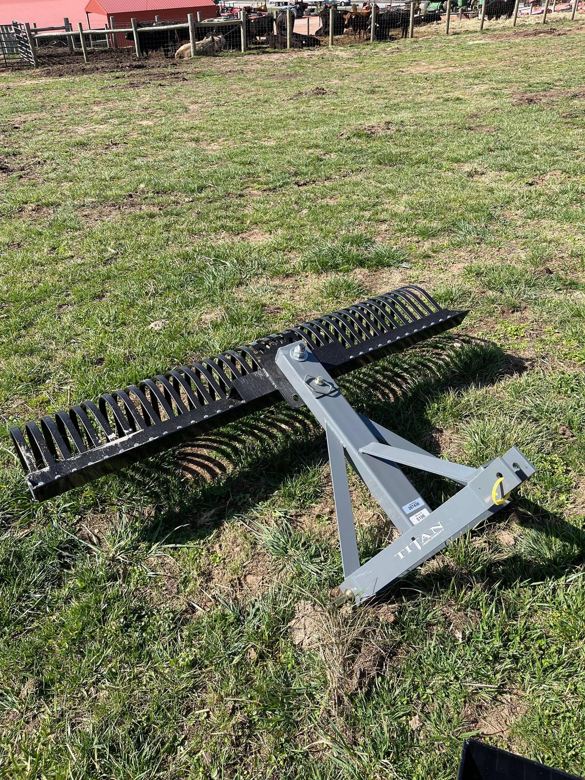 6FT TITAN YARD RAKE
