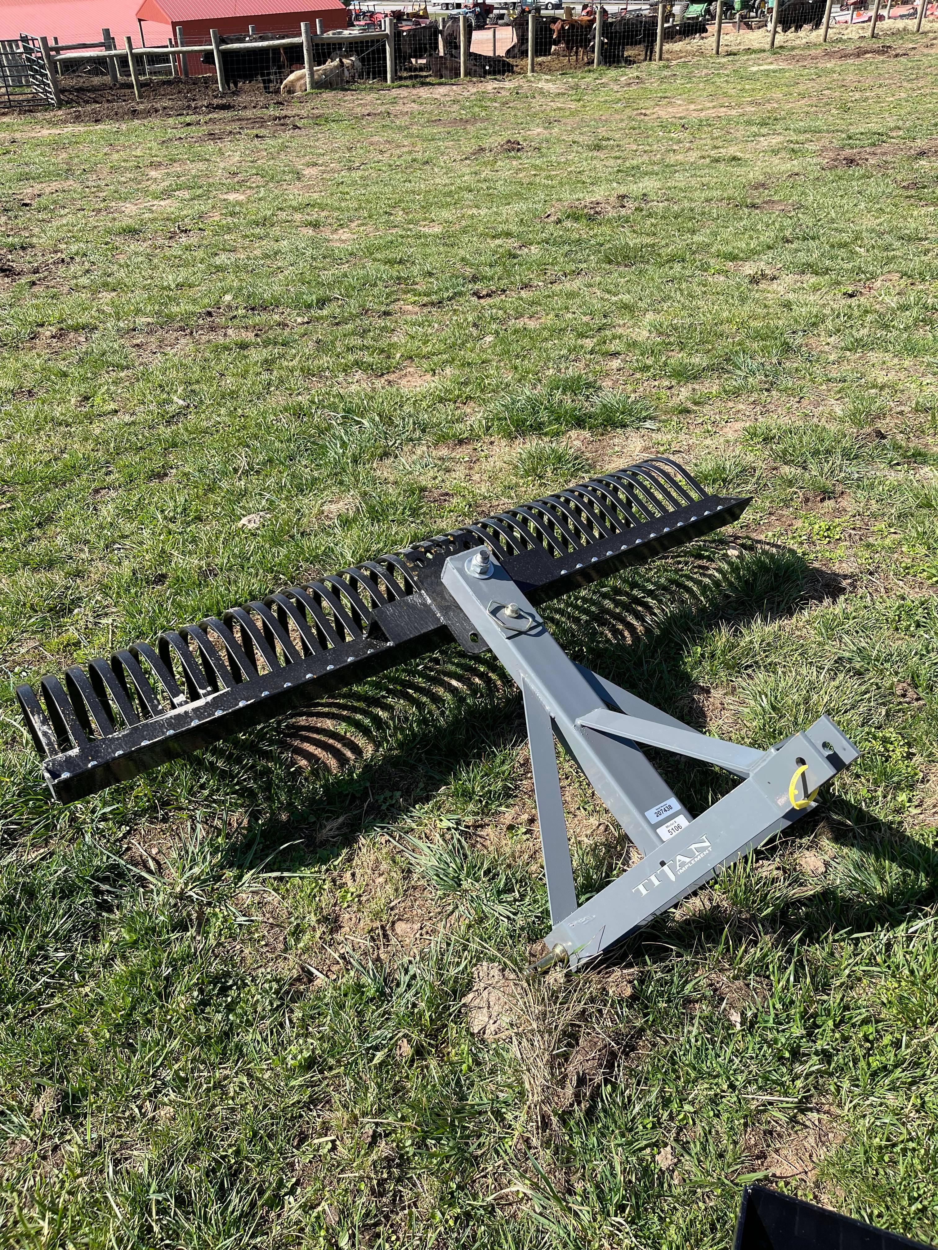 6FT TITAN YARD RAKE