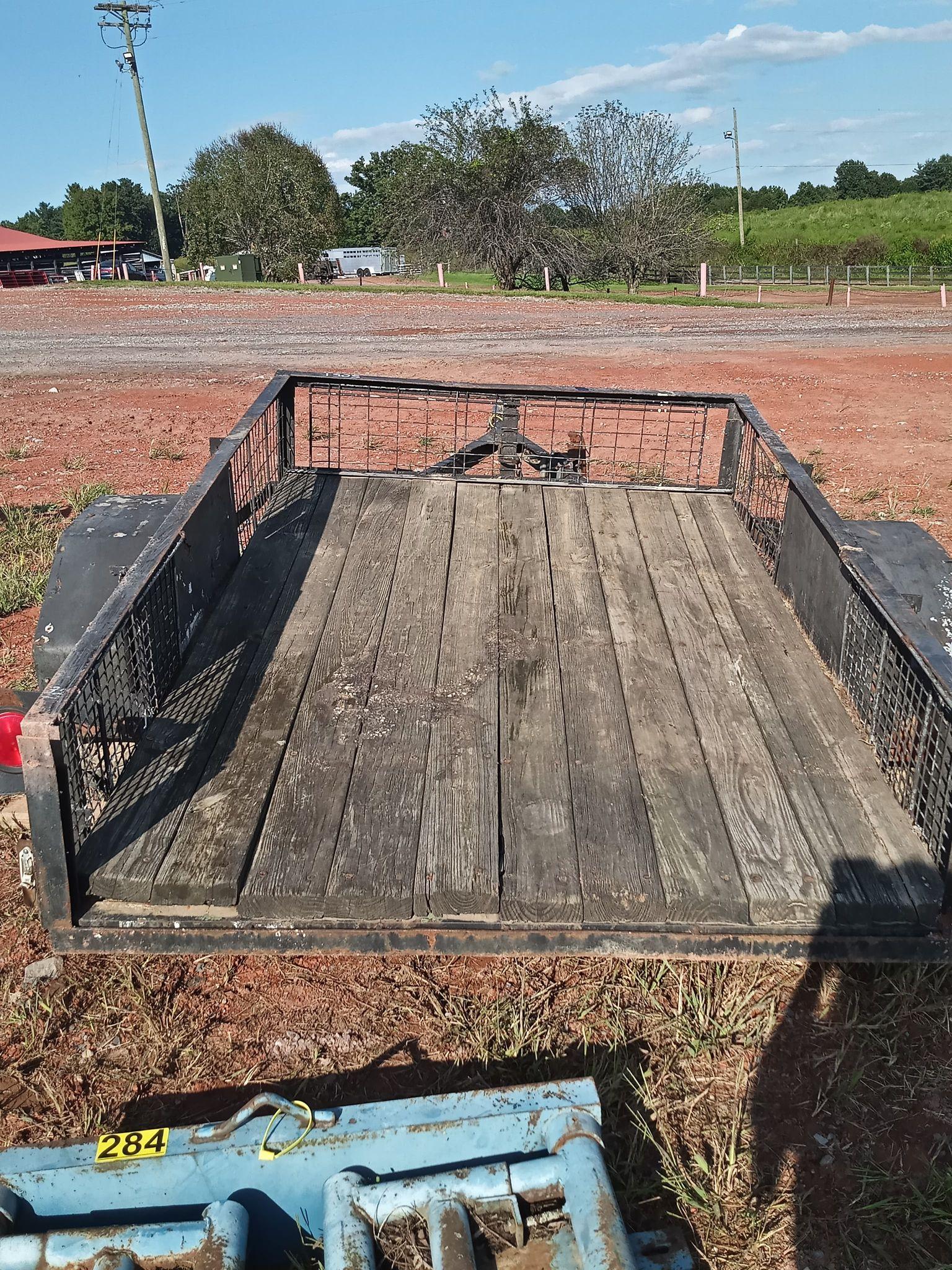 1 AXLE FARM TRAILER *NO TITLE*