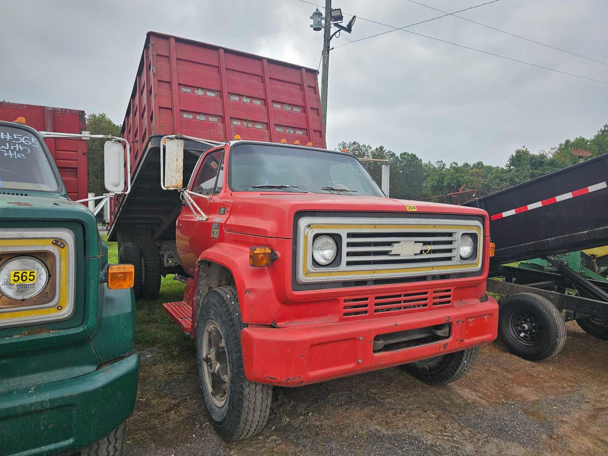1976 Chevy C60 Custom Deluxe Dump Truck