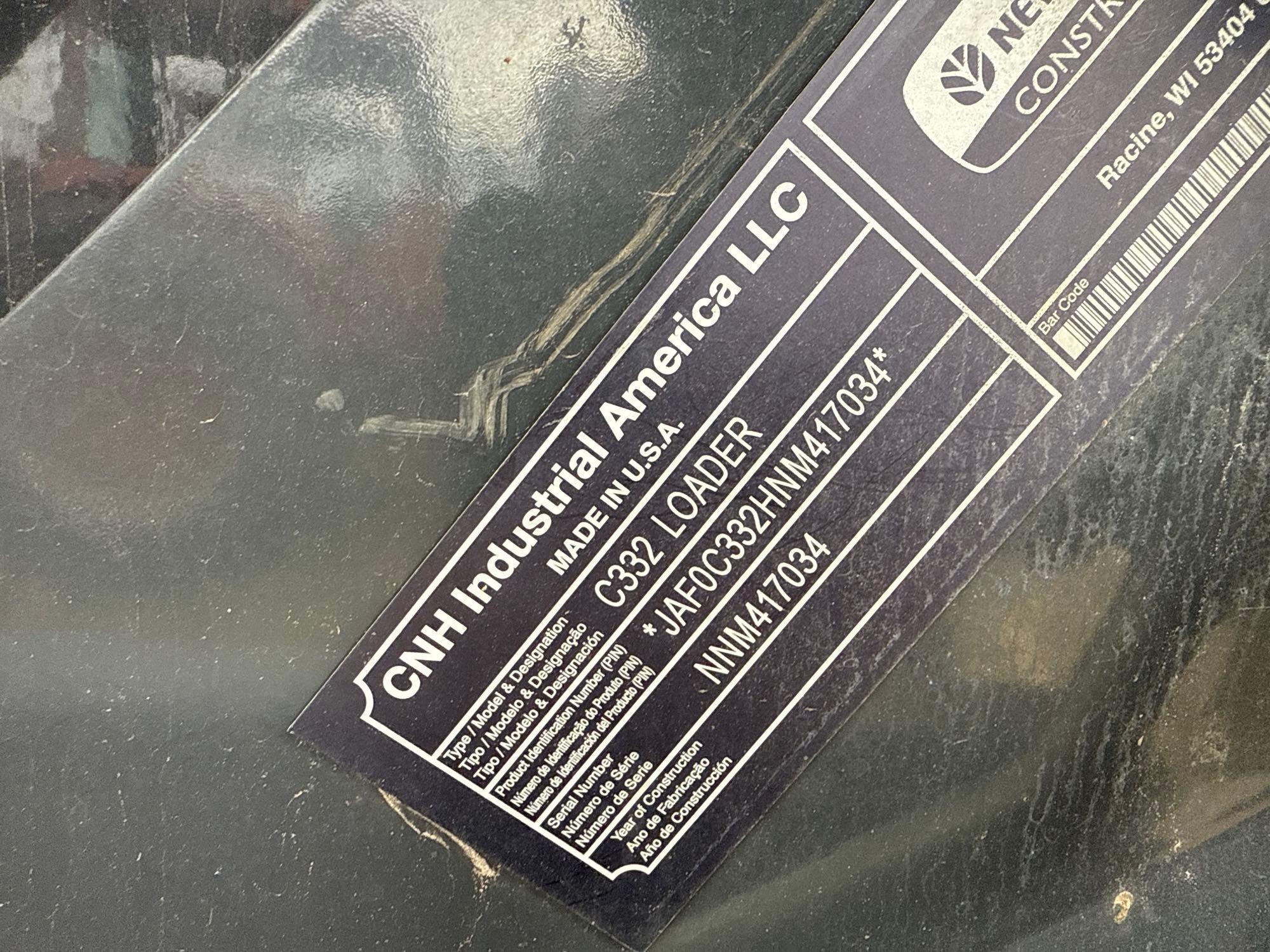 2022 New Holland C332