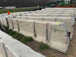 T-Lock 12' Jersey Barriers