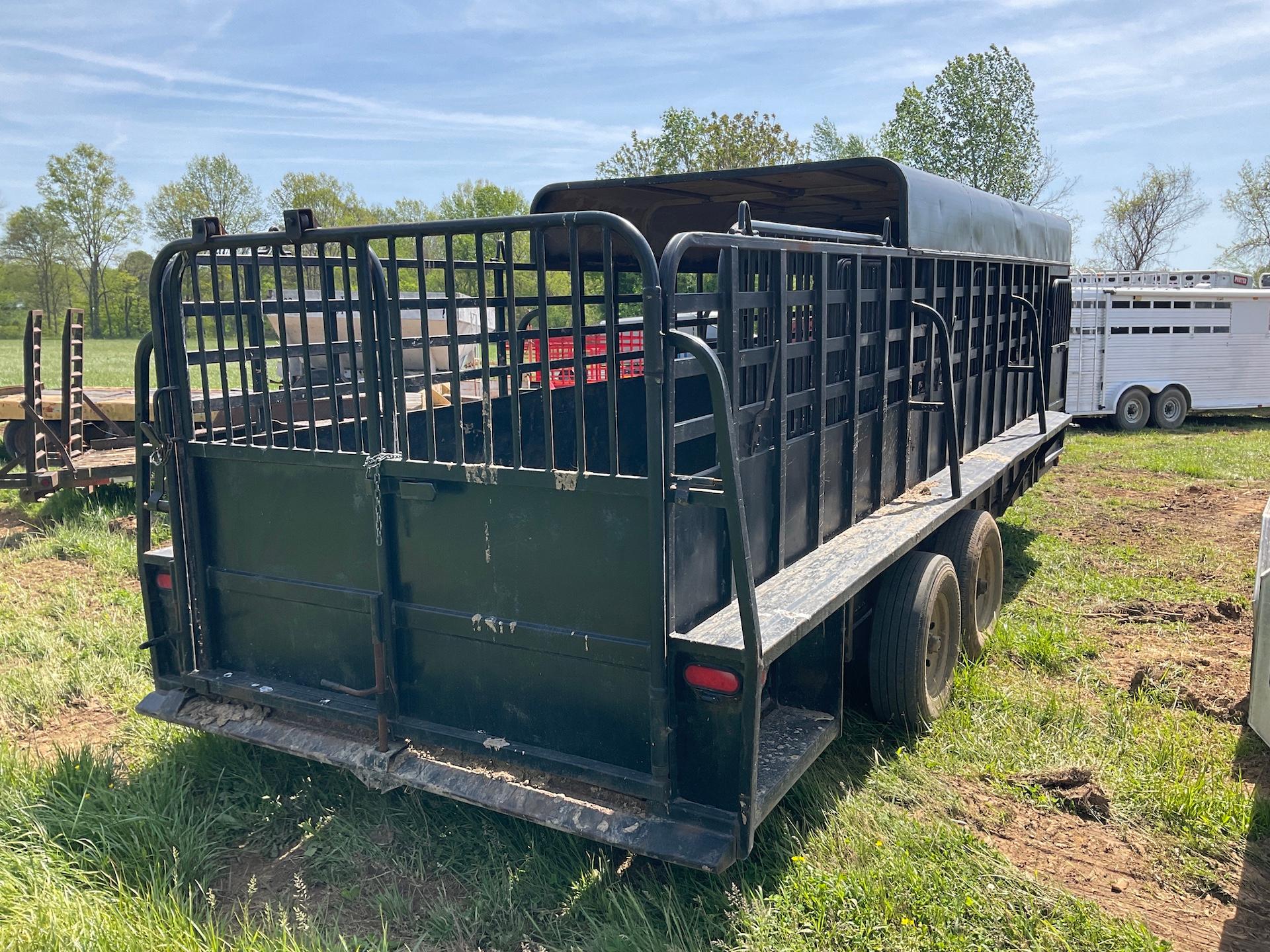 Neckover Open Top Gooseneck Trailer