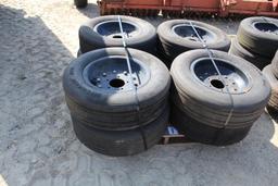 8 AIRPLANE WHEELS AND TIRES
