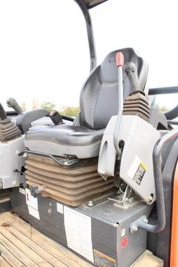 KUBOTA MINI-X MODEL KX040-4, SERIAL NO. KBCDZ15CEL3A36117, PUSH BLADE, BUCKET, AROUND 700 HOURS,