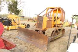 JD DOZER 405E,STRAIGHT BLADE CANOPY, SERIAL NO. 73417, RUNS, DOES NOT HAVE AN HOUR METER