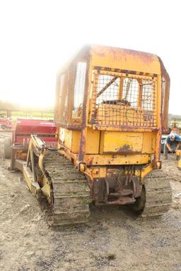 JD DOZER 405E,STRAIGHT BLADE CANOPY, SERIAL NO. 73417, RUNS, DOES NOT HAVE AN HOUR METER