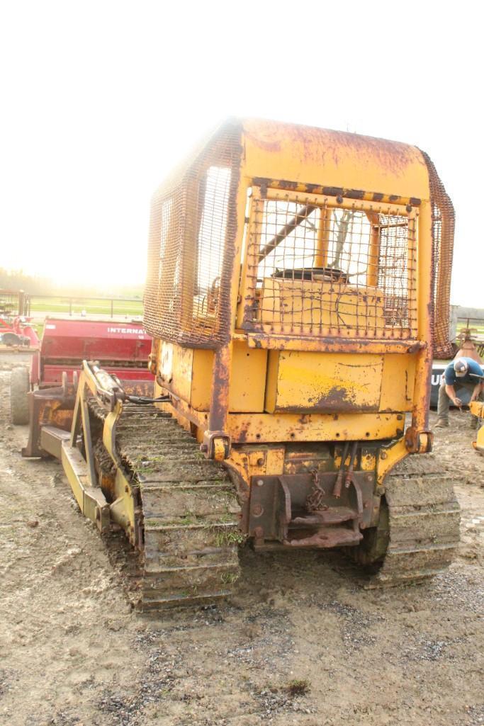 JD DOZER 405E,STRAIGHT BLADE CANOPY, SERIAL NO. 73417, RUNS, DOES NOT HAVE AN HOUR METER