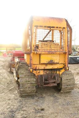 JD DOZER 405E,STRAIGHT BLADE CANOPY, SERIAL NO. 73417, RUNS, DOES NOT HAVE AN HOUR METER