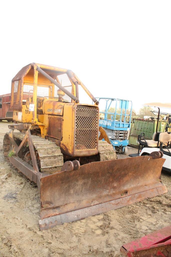 JD DOZER 405E,STRAIGHT BLADE CANOPY, SERIAL NO. 73417, RUNS, DOES NOT HAVE AN HOUR METER