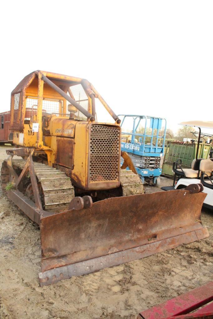 JD DOZER 405E,STRAIGHT BLADE CANOPY, SERIAL NO. 73417, RUNS, DOES NOT HAVE AN HOUR METER