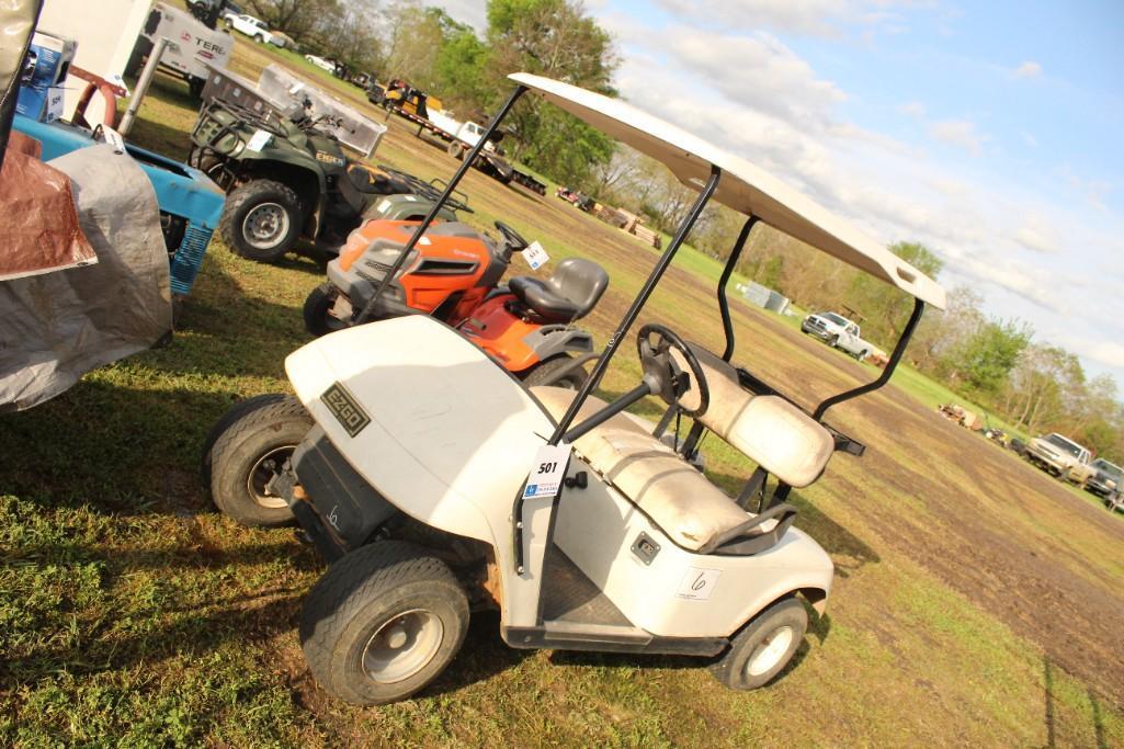 EZ-GO GOLF CART W/CHARGER, RUNS, SN: 2148730