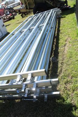 NEW 18' GALV HEAVY DUTY PANEL, 5 BAR, WITH PINS