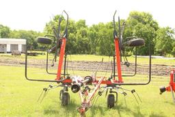 KUBOTA 4 BASKET TEDDERSN:524533; MODEL: TF4052TFEILD READY
