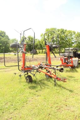 KUBOTA 4 BASKET TEDDERSN:524533; MODEL: TF4052TFEILD READY
