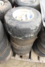 4 CT GOLF CART TIRES & RIMS 18X8.50-8