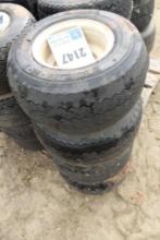 4 CT GOLF CART TIRES & RIMS 18X8.50-8