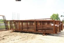 NEW 24' HEAVY DUTY 2 7/8 FREE STANDING CORRAL PANEL