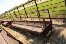 16' 8'' X 30'' STEEL FEED TROUGH