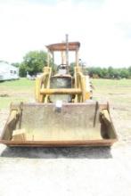 410 D JOHN DEERE BACKHOESN: 373976T, RUNS, EVERYTHING WORKS EXCEPT THE BREAKS